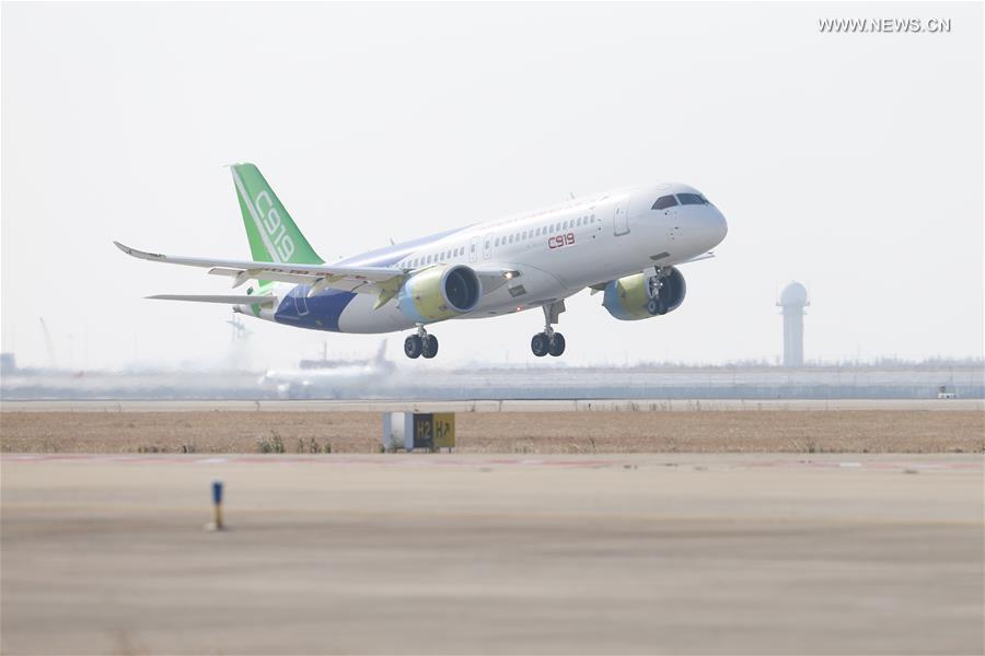 CHINA-SHANGHAI-C919-SECOND PLANE-TEST FLIGHT(CN)