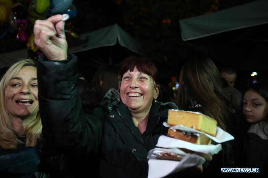 GREECE-ATHENS-NEW YEAR-CAKE