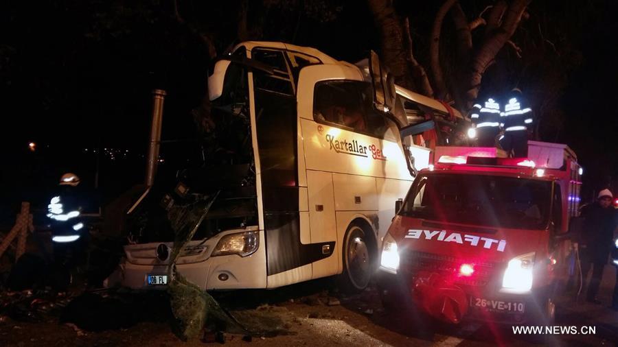 TURKEY-ESKISEHIR-BUS-ACCIDENT