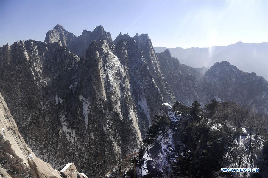 CHINA-SHAANXI-HUASHAN MOUNTAIN-SNOW SCENERY(CN)