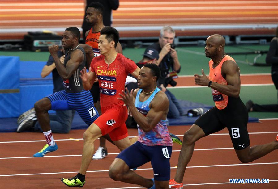 (SP)U.S.-NEW YORK-NYRR MILLROSE GAMES-MEN'S 60M-XIE ZHENYE