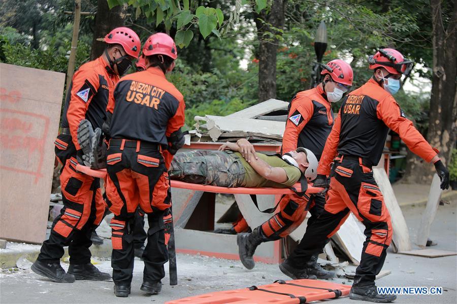 PHILIPPINES-QUEZON CITY-NATIONAL SIMULTANEOUS EARTHQUAKE DRILL