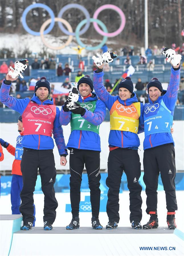 (SP)OLY-SOUTH KOREA-PYEONGCHANG-CROSS-COUNTRY SKIING-MEN'S 4x10KM RELAY