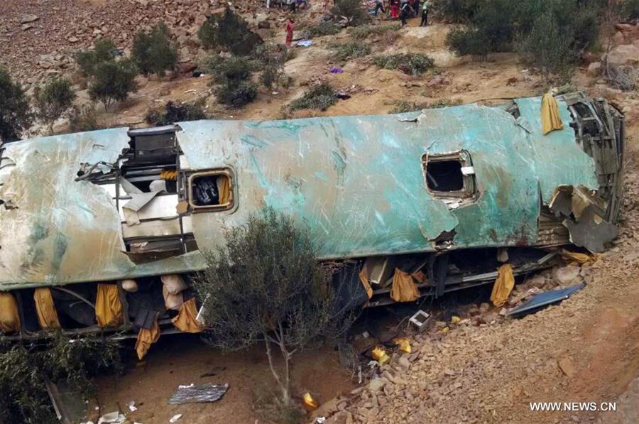 PERU-AREQUIPA-BUS ACCIDENT