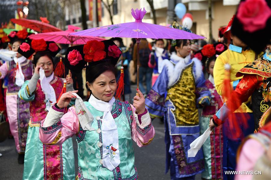 FRANCE-PARIS-CHINESE NEW YEAR-PARADE