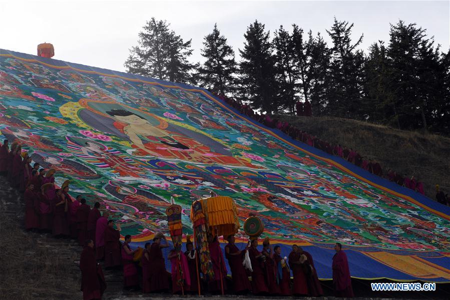 CHINA-GANSU-LABRANG MONASTERY-BUDDHIST RITUAL (CN)