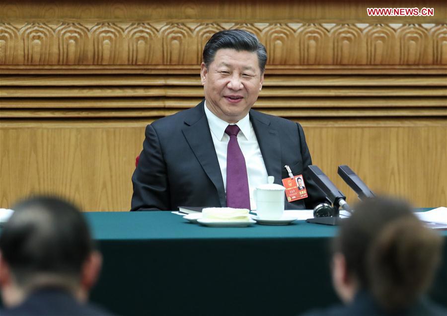 (TWO SESSIONS)CHINA-BEIJING-XI JINPING-NPC-PANEL DISCUSSION (CN)