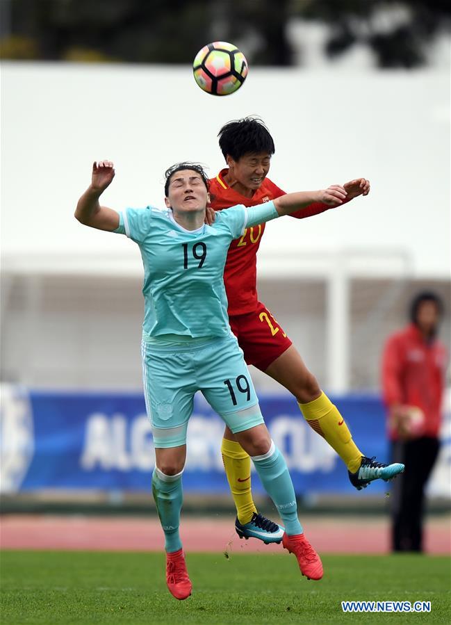 (SP)PORTUGAL-SANTO ANTONIO-SOCCER-ALGARVE CUP-CHN VS RUS