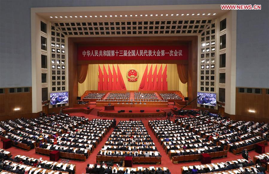 (TWO SESSIONS)CHINA-BEIJING-NPC-SECOND PLENARY MEETING (CN)