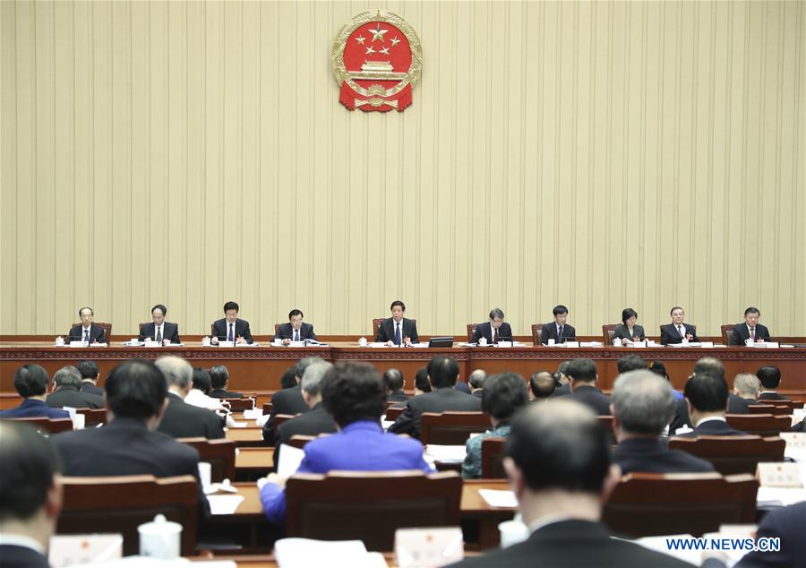 (TWO SESSIONS)CHINA-BEIJING-NPC-PRESIDIUM-MEETING (CN)