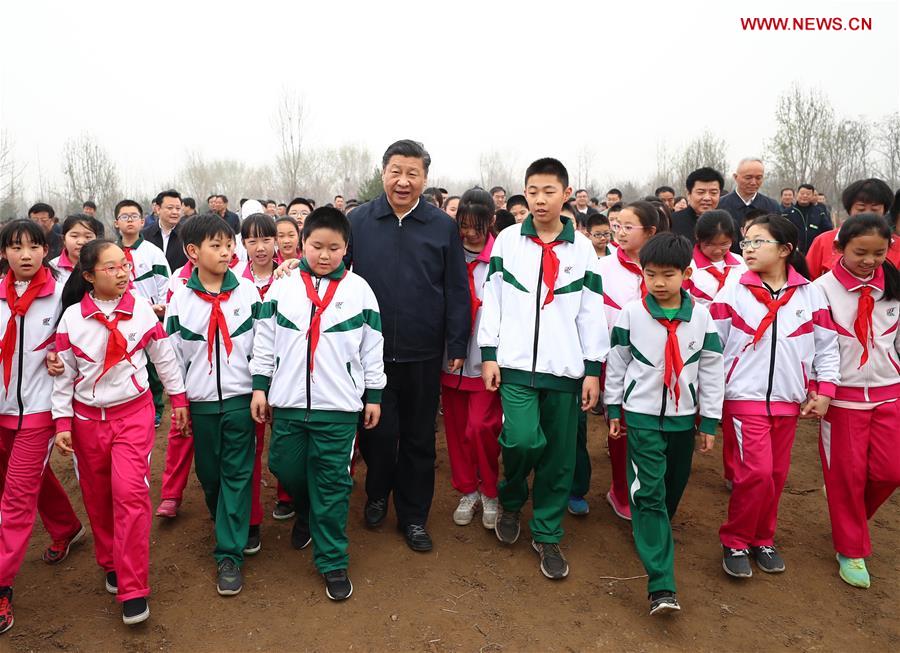 CHINA-BEIJING-LEADERS-TREE PLANTING (CN)