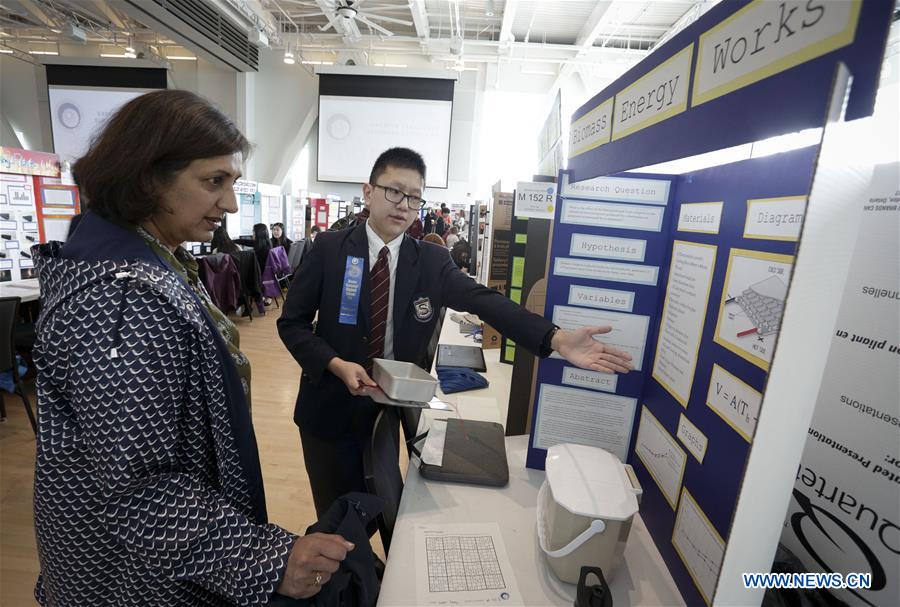 CANADA-VANCOUVER-SCIENCE FAIR