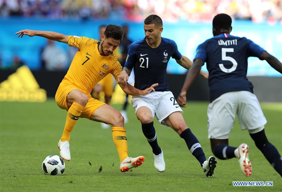 (SP)RUSSIA-KAZAN-2018 WORLD CUP-GROUP C-FRANCE VS AUSTRALIA