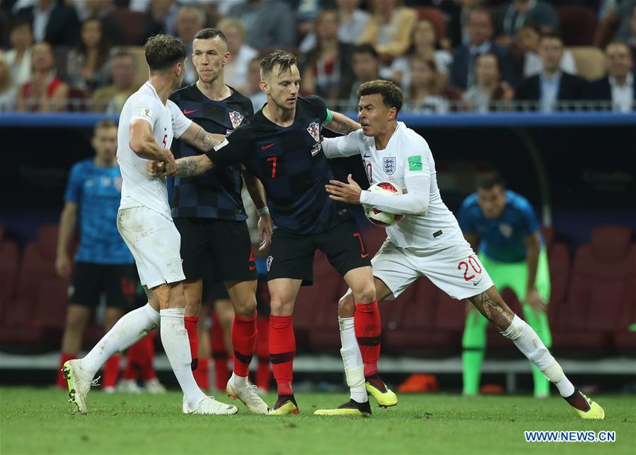 (SP)RUSSIA-MOSCOW-2018 WORLD CUP-SEMIFINAL-ENGLAND VS CROATIA