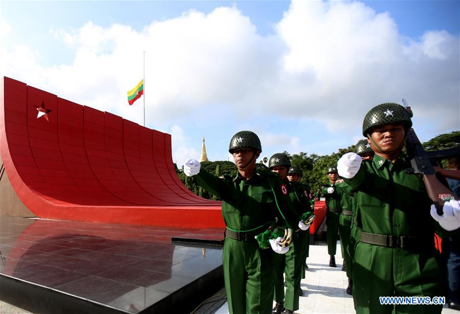 MYANMAR-YANGON-72ND MARTYRS' DAY