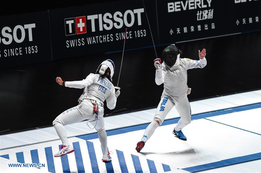 (SP)CHINA-JIANGSU-WUXI-FENCING-WORLD CHAMPIONSHIPS (CN)