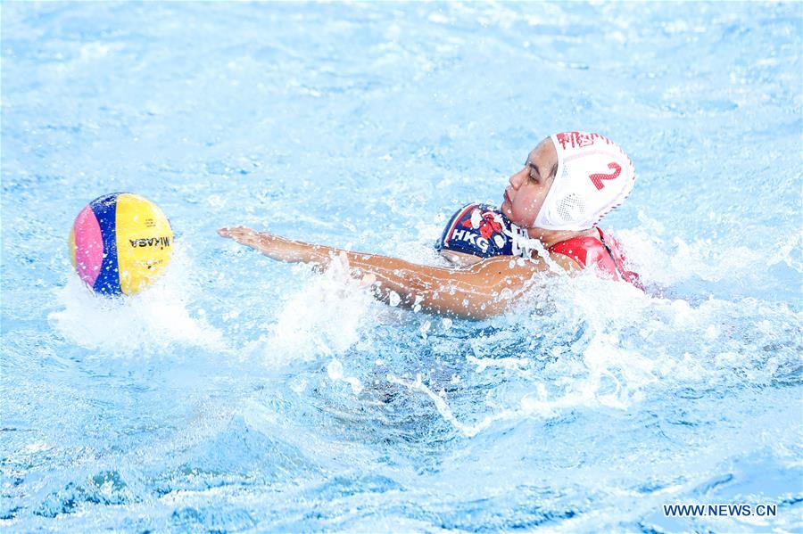 (SP)INDONESIA-JAKARTA-ASIAN GAMES-WATER POLO-INDONESIA VS HONG KONG