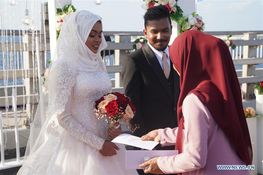 MALDIVES-CHINA-FRIENDSHIP BRIDGE-MASS WEDDING