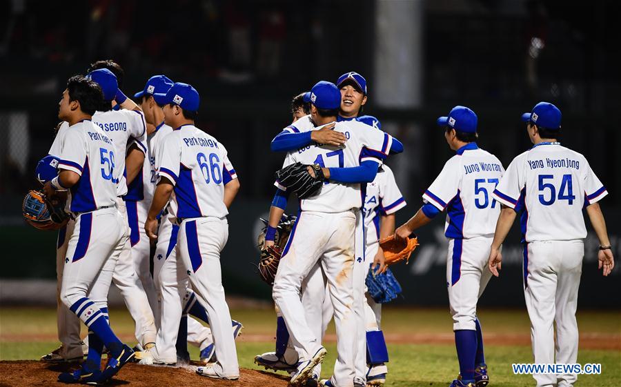 (SP)INDONESIA-JAKARTA-ASIAN GAMES-BASEBALL-MEN'S FINAL