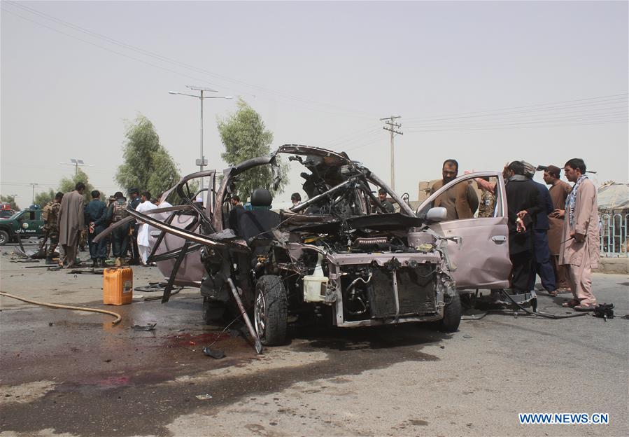 AFGHANISTAN-HELMAND-SUICIDE ATTACK