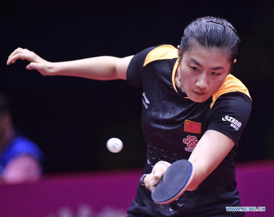 (SP)CHINA-CHENGDU-TABLE TENNIS-ITTF WOMEN'S WORLD CUP-QUARTERFINALS (CN)