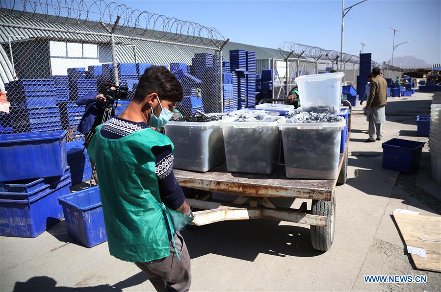 AFGHANISTAN-KABUL-ELECTION MATERIALS