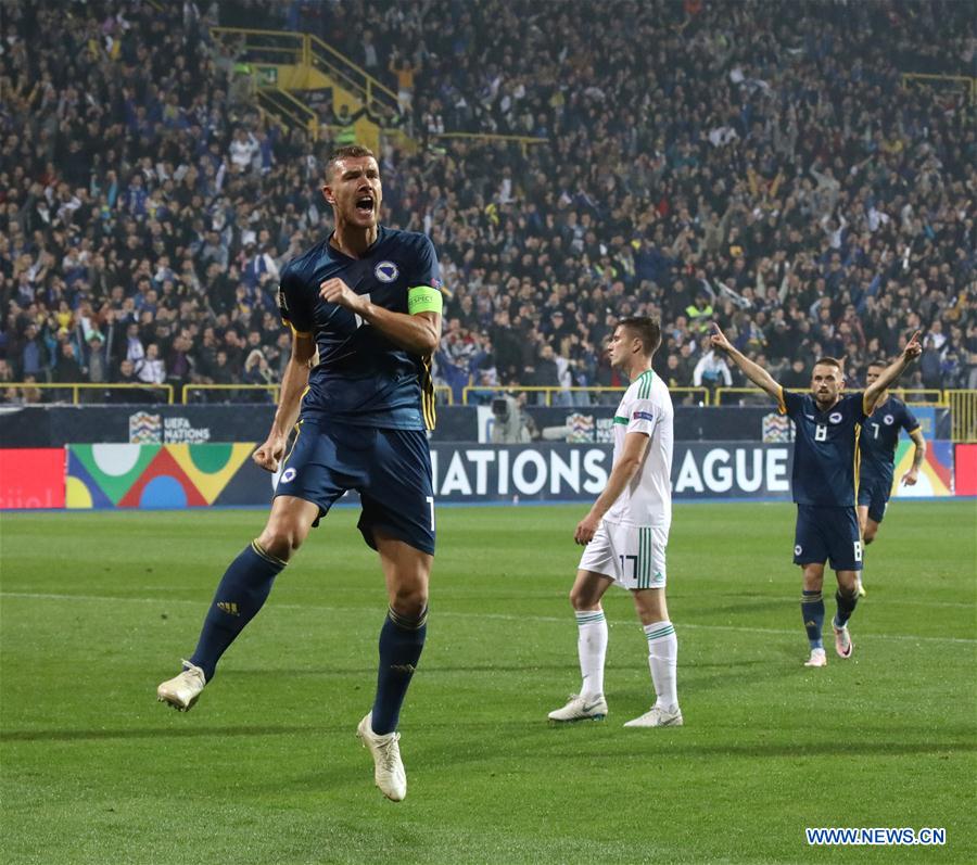 (SP)BOSNIA AND HERZEGOVINA-SARAJEVO-FOOTBALL-UEFA NATIONS LEAGUE-BOSNIA AND HERZEGOVINA VS NORTHERN IRELAND