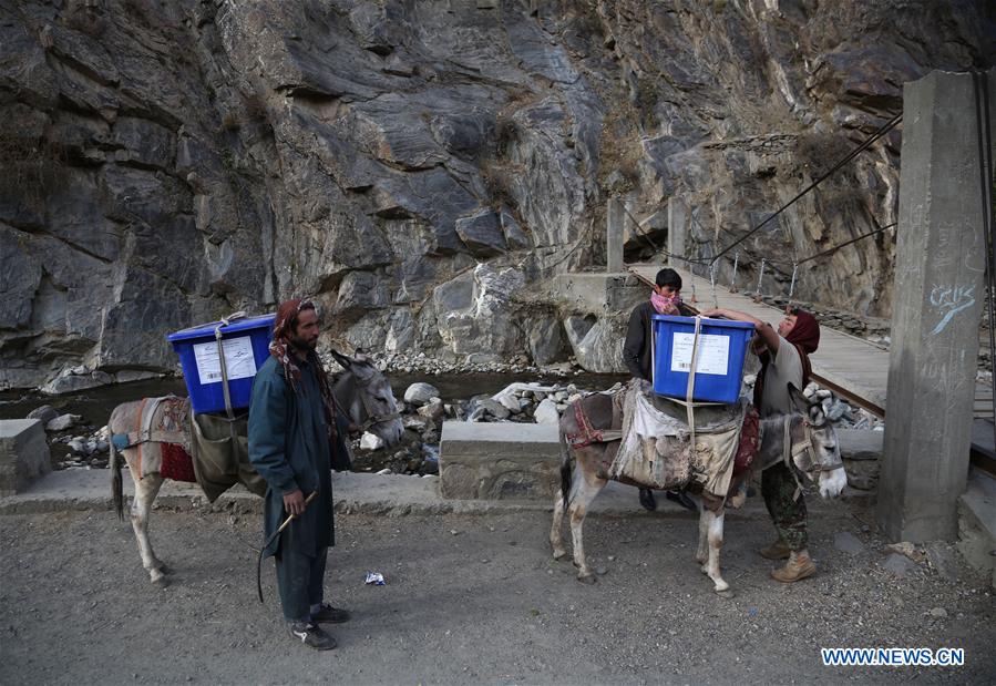 AFGHANISTAN-PANJSHIR-ELECTION MATERIALS