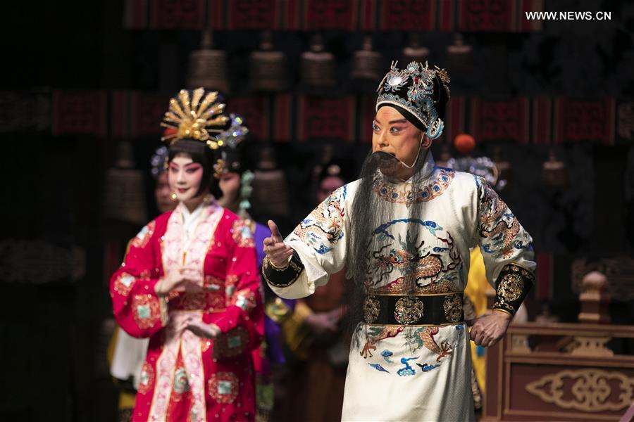 BRITAIN-LONDON-CHINA-PEKING OPERA-PERFORMANCE