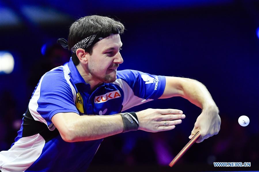 (SP)FRANCE-CHESSY-2018 ITTF MEN'S WORLD CUP-SEMIFINAL-TIMO BOLL VS DIMITRIJ OVTCHAROV