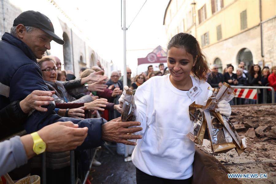 ITALY-PERUGIA-CHOCOLATE FESTIVAL