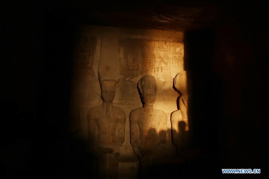 EGYPT-ASWAN-ABU SIMBEL-SUN FESTIVAL