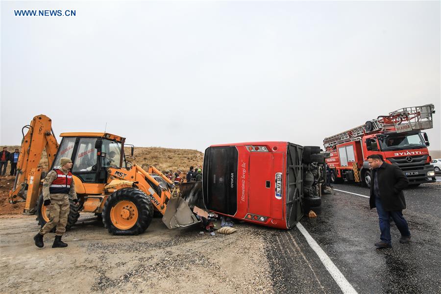 TURKEY-MALATYA-BUS ACCIDENT