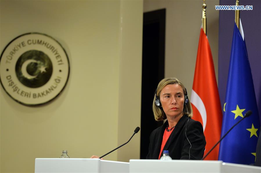 TURKEY-ANKARA-EU-PRESS CONFERENCE