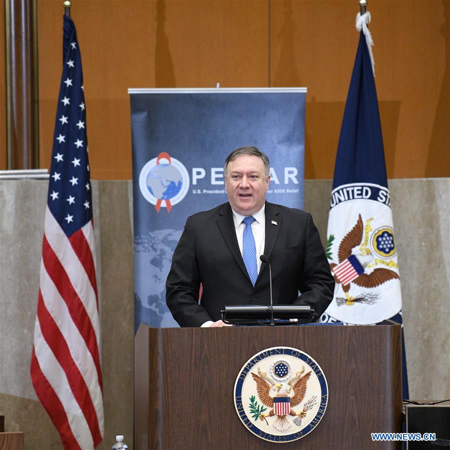 U.S.-WASHINGTON D.C.-POMPEO-WORLD AIDS DAY