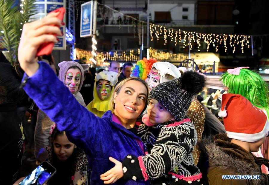 SYRIA-DAMASCUS-CHRISTMAS-CELEBRATION