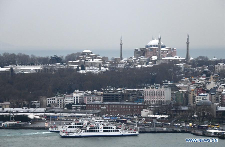 TURKEY-ISTANBUL-SNOW