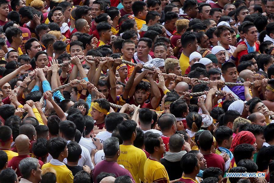 PHILIPPINES-MANILA-BLACK NAZARENE-ANNUAL FEAST