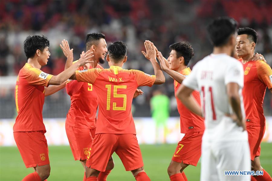 (SP)UAE-ABU DHABI-SOCCER-AFC ASIAN CUP 2019-GROUP C-CHN VS PHI