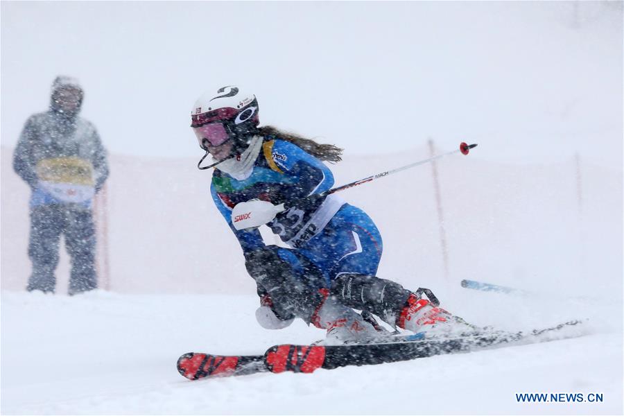 (SP)BOSNIA AND HERZEGOVINA-SARAJEVO-EUROPEAN YOUTH OLYMPIC FESTIVAL-WOMEN'S GIANT SLALOM