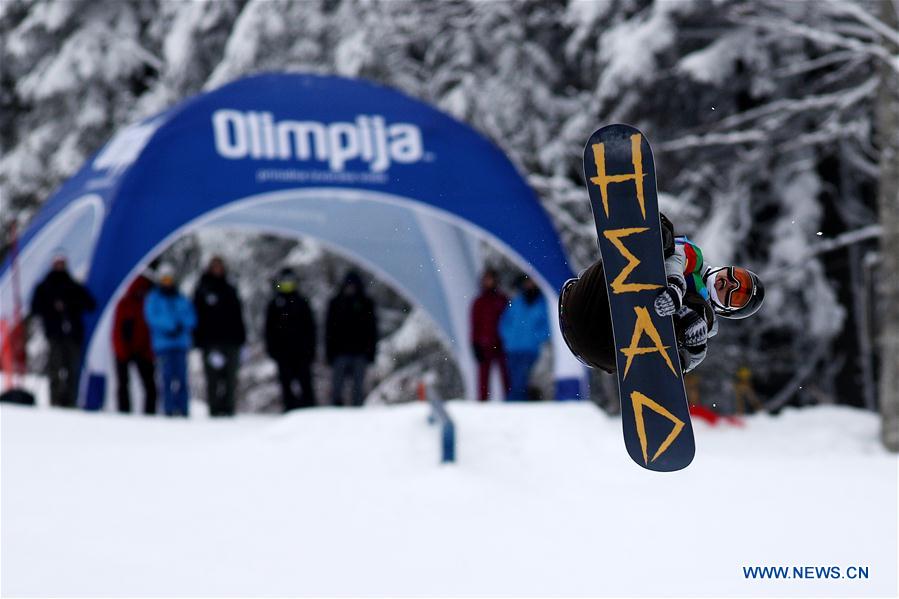 (SP)BOSNIA AND HERZEGOVINA-SARAJEVO-EUROPEAN YOUTH OLYMPIC FESTIVAL-SNOWBOARD BIG AIR FINALS COMPETITION