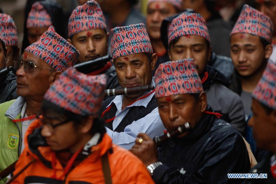 NEPAL-LALITPUR-FESTIVAL-BHIMSEN PUJA