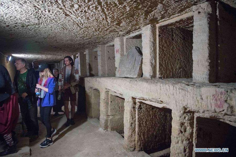 EGYPT-ALEXANDRIA-GRECO-ROMAN CATACOMBS