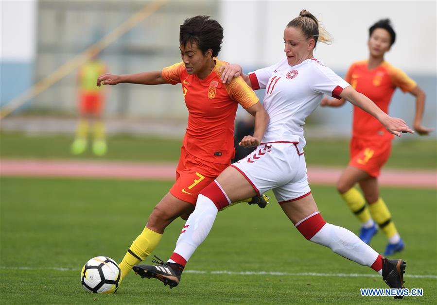 (SP)PORTUGAL-SANTO ANTONIO-FOOTBALL-ALGARVE CUP-CHN VS DEN