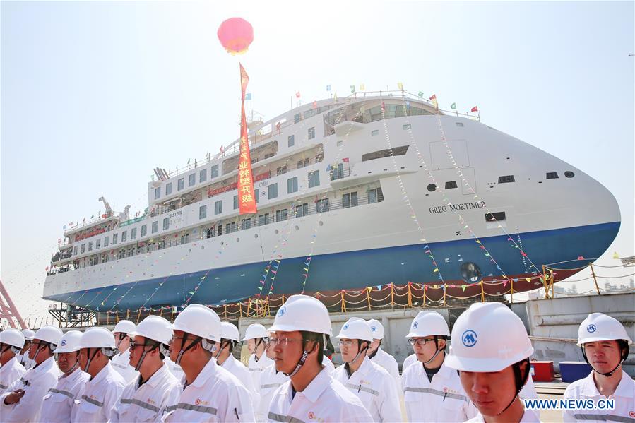 #CHINA-JIANGSU-POLAR CRUISE SHIP-WATER TESTING (CN)