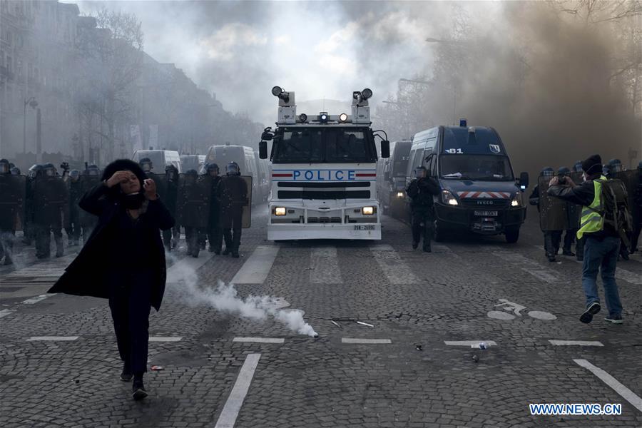 FRANCE-PARIS-"YELLOW VEST"-PROTEST