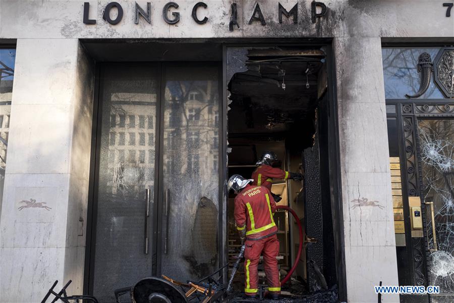 FRANCE-PARIS-"YELLOW VEST"-PROTEST