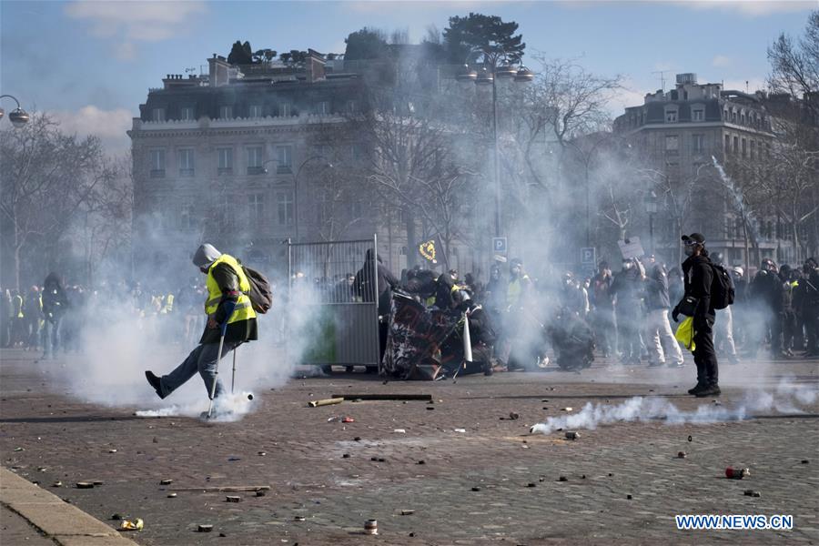 FRANCE-PARIS-"YELLOW VEST"-PROTEST