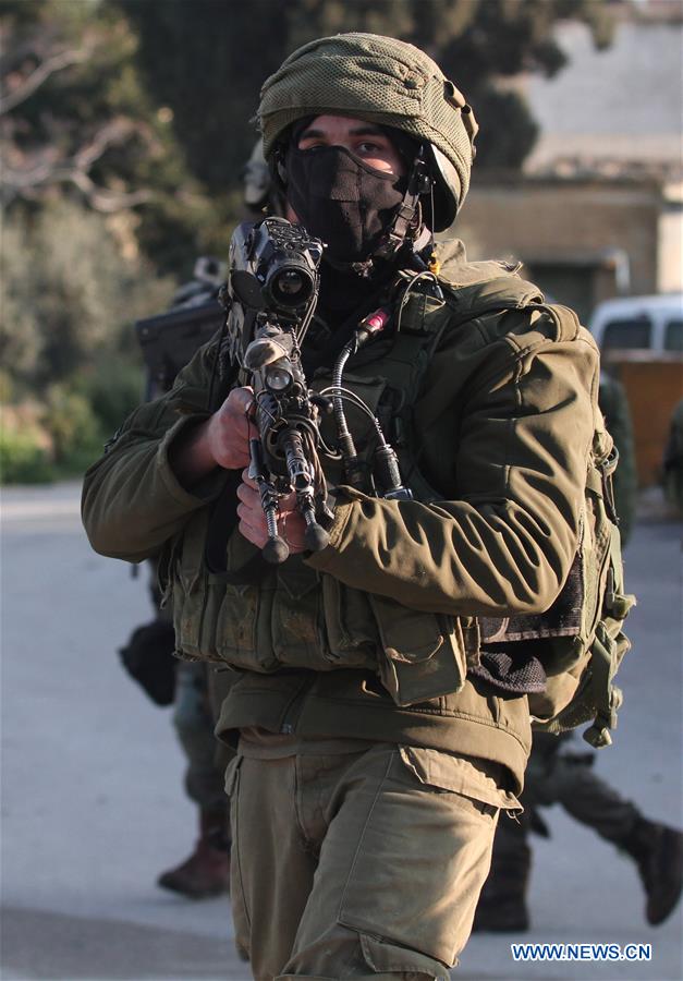 MIDEAST-NABLUS-MILITARY-PATROL