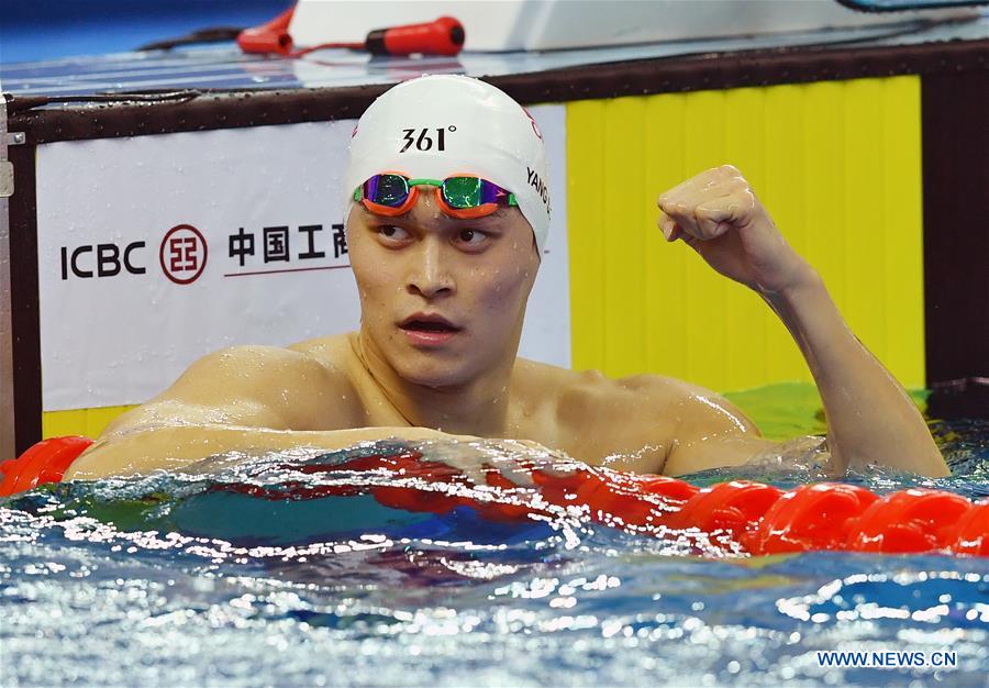 (SP)CHINA-QINGDAO-SWIMMING-NATIONAL CHAMPIONSHIPS-SUN YANG